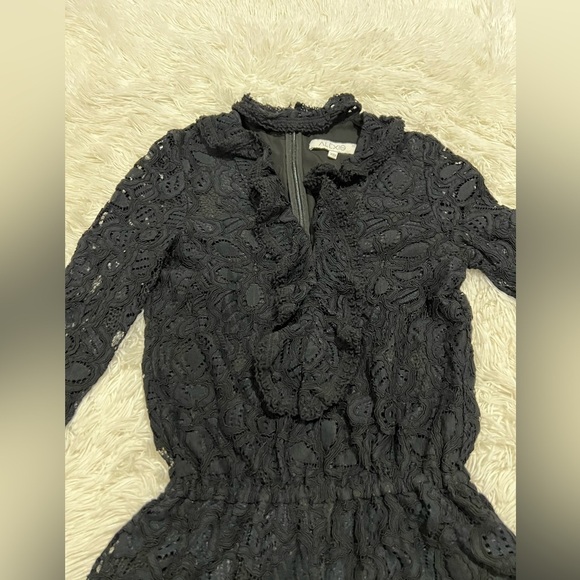 Alexis Ludmila Lace Romper - size XS - black - Picture 7 of 8